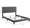 Amira Performance Velvet Full Bed / MOD-5859