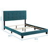 Amira Performance Velvet Full Bed / MOD-5859