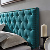 Helena Tufted Full / Queen Upholstered Linen Fabric Headboard / MOD-5860