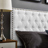 Helena Tufted Full / Queen Upholstered Linen Fabric Headboard / MOD-5860