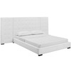 Sierra Queen Upholstered Fabric Platform Bed / MOD-5818