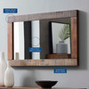 Arwen Rustic Wood Frame Mirror / MOD-6063