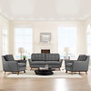Beguile 3 Piece Upholstered Fabric Living Room Set / EEI-2141