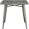 Alacrity Square Metal Dining Table / EEI-2035