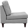 Empress Upholstered Fabric Lounge Chair / EEI-2140