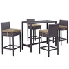Convene 5 Piece Outdoor Patio Pub Set / EEI-1964