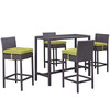 Convene 5 Piece Outdoor Patio Pub Set / EEI-1964