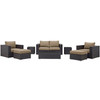 Convene 8 Piece Outdoor Patio Sofa Set / EEI-2159