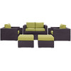 Convene 8 Piece Outdoor Patio Sofa Set / EEI-2159