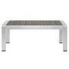 Shore Outdoor Patio Aluminum Coffee Table / EEI-2268