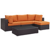 Convene 5 Piece Outdoor Patio Sectional Set / EEI-2172