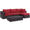 Convene 5 Piece Outdoor Patio Sectional Set / EEI-2172