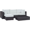 Convene 5 Piece Outdoor Patio Sectional Set / EEI-2172