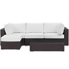 Convene 5 Piece Outdoor Patio Sectional Set / EEI-2172