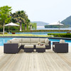 Convene 9 Piece Outdoor Patio Sectional Set / EEI-2208