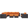 Convene 9 Piece Outdoor Patio Sectional Set / EEI-2208