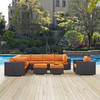 Convene 9 Piece Outdoor Patio Sectional Set / EEI-2208