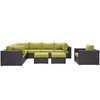 Convene 9 Piece Outdoor Patio Sectional Set / EEI-2208