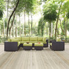 Convene 9 Piece Outdoor Patio Sectional Set / EEI-2208