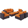 Convene 8 Piece Outdoor Patio Sectional Set / EEI-2204