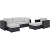 Convene 6 Piece Outdoor Patio Sectional Set / EEI-2207