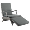 Envisage Chaise Outdoor Patio Wicker Rattan Lounge Chair / EEI-2301