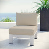 Shore Armless Outdoor Patio Aluminum Chair / EEI-2263