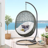 Hide Outdoor Patio Swing Chair With Stand / EEI-2273