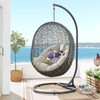 Hide Outdoor Patio Swing Chair With Stand / EEI-2273