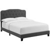 Amelia King Upholstered Fabric Bed / MOD-5841