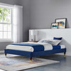 Harlow Performance Velvet Queen Platform Bed Frame / MOD-6270