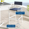 Raleigh Stackable Outdoor Patio Aluminum Bar Stool / EEI-3574