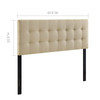 Emily Queen Upholstered Fabric Headboard / MOD-5170