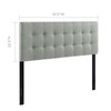 Emily Queen Upholstered Fabric Headboard / MOD-5170