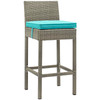 Conduit Outdoor Patio Wicker Rattan Bar Stool Set of 4 / EEI-3602