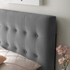 Emily Twin Biscuit Tufted Performance Velvet Headboard / MOD-6114