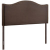 Curl Nailhead Upholstered Queen Headboard / MOD-5206