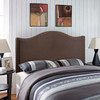 Curl Queen Nailhead Upholstered Headboard / MOD-5206