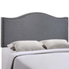 Curl Queen Nailhead Upholstered Headboard / MOD-5206