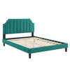 Sienna Performance Velvet Full Platform Bed / MOD-6914