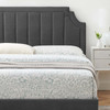 Sienna Performance Velvet Full Platform Bed / MOD-6914