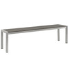 Shore Outdoor Patio Aluminum Bench / EEI-2252