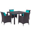 Convene 5 Piece Outdoor Patio Dining Set / EEI-2191