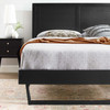 Marlee Wood Queen Platform Bed With Angular Frame / MOD-6381