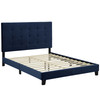 Melanie Queen Tufted Button Upholstered Performance Velvet Platform Bed / MOD-5822
