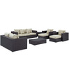 Convene 9 Piece Outdoor Patio Sofa Set / EEI-2161