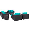 Convene 9 Piece Outdoor Patio Sofa Set / EEI-2161