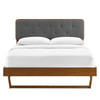 Bridgette Queen Wood Platform Bed With Angular Frame / MOD-6387