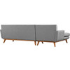 Engage Left-Facing Upholstered Fabric Sectional Sofa / EEI-2068