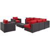 Convene 8 Piece Outdoor Patio Sectional Set / EEI-2203